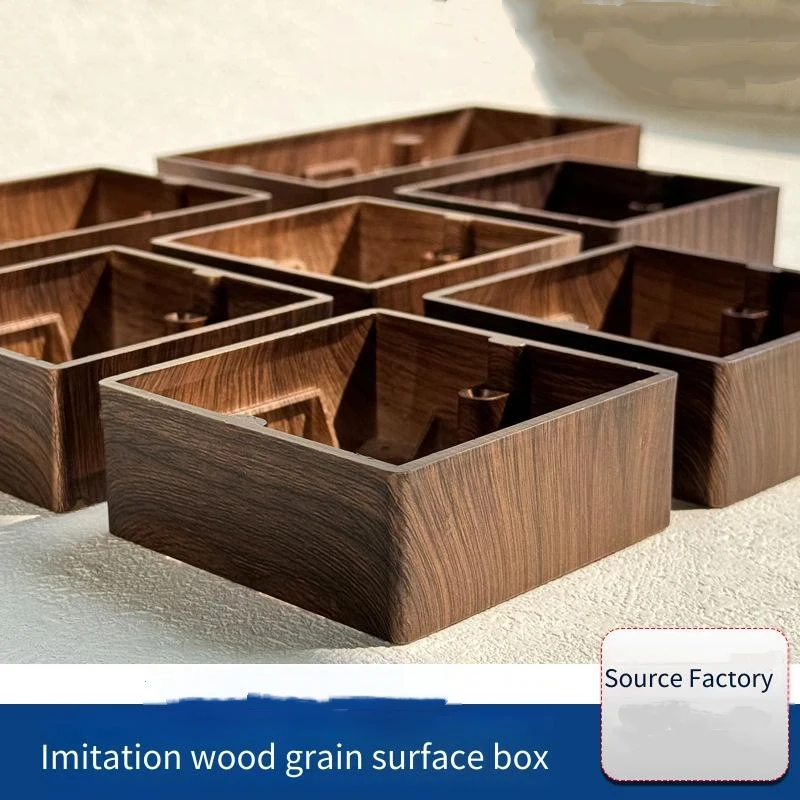 Woodworking Zone - صندوق توصيل كهربائي مكشوف بتصميم ريترو