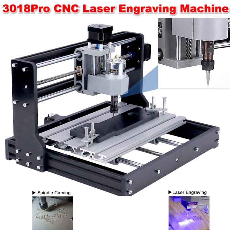 Woodworking Machines - ماكينة نقش الخشب CNC 3018Pro بقوة