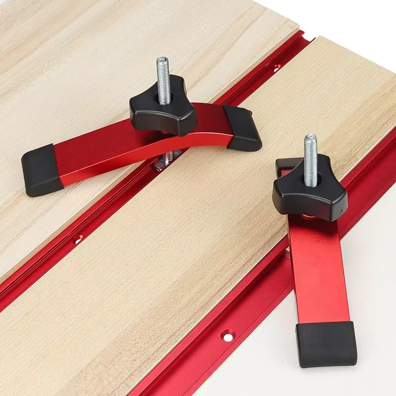 Woodworking Joinery - مشبك تثبيت سريع المفعول من الألومنيوم،
