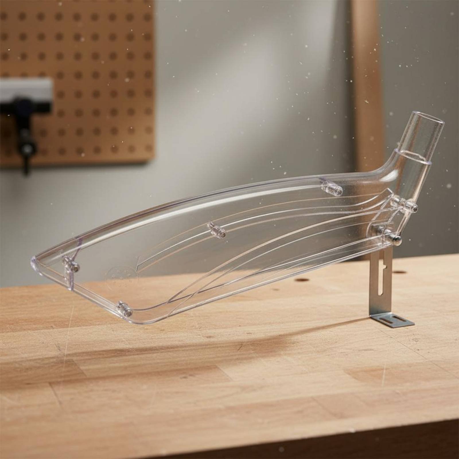 Vacuum Woodworking - واقي شفاف لشفرة المنشار سهل التركيب،