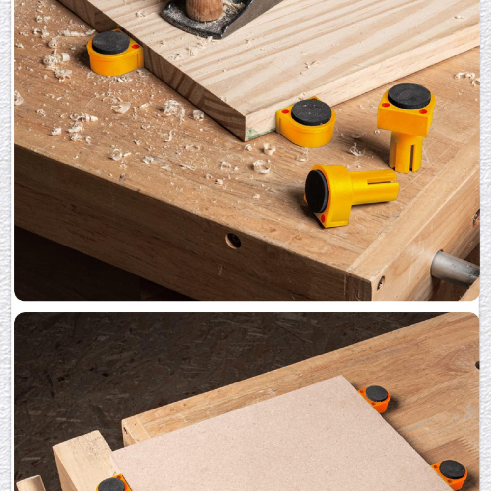 Woodworking Workshop Layout - مشابك تثبيت للطاولات الخشبية من النايلون