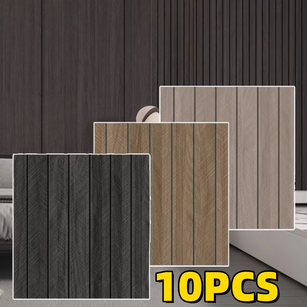 Woodworking Zone - 10 قطع من ألواح الجدران ذات
