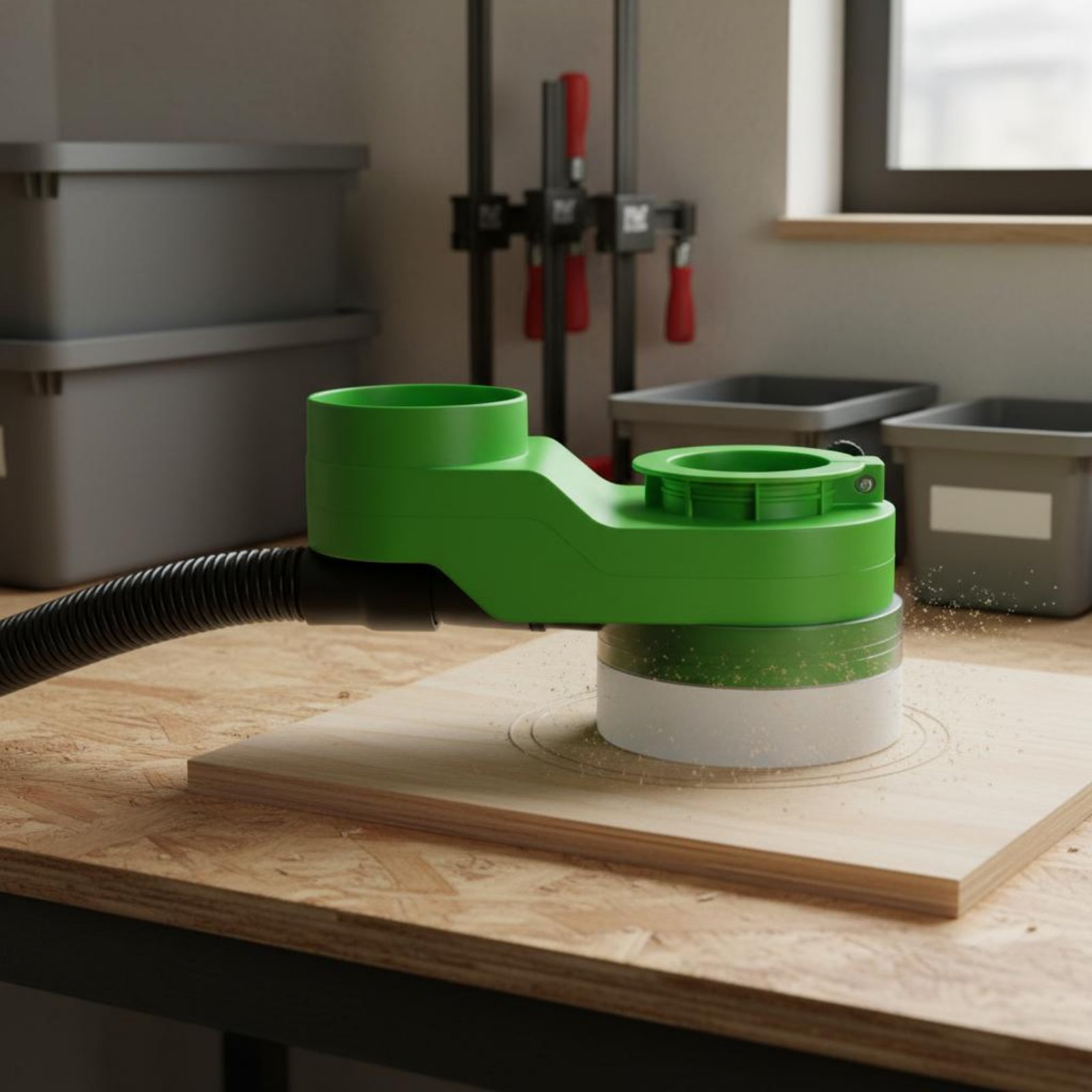 غطاء شفط الغبار للمغزل لآلة ال - مراجعة Woodworking Industries وسعره