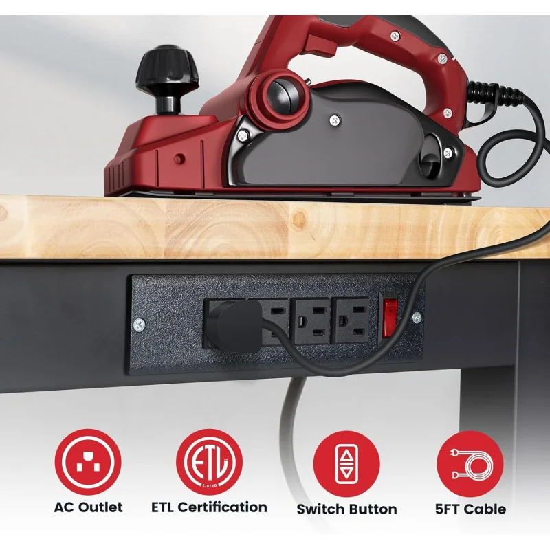 طاولة عمل للمرآب قابلة لتعديل  - مراجعة Woodworking Garage وسعره