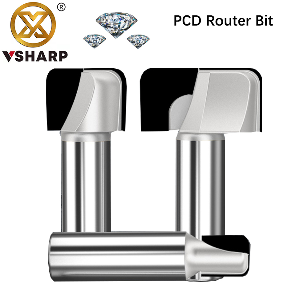 Vsharp PCD قوس مزدوج جولة أسفل - مراجعة Woodworking Quotes وسعره