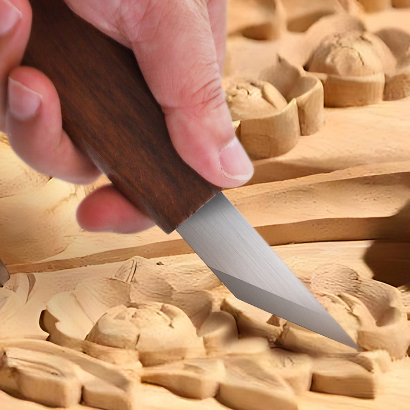 يدويا الدقة نحت سكين CRV شفرة  - مراجعة Woodworking Joinery وسعره