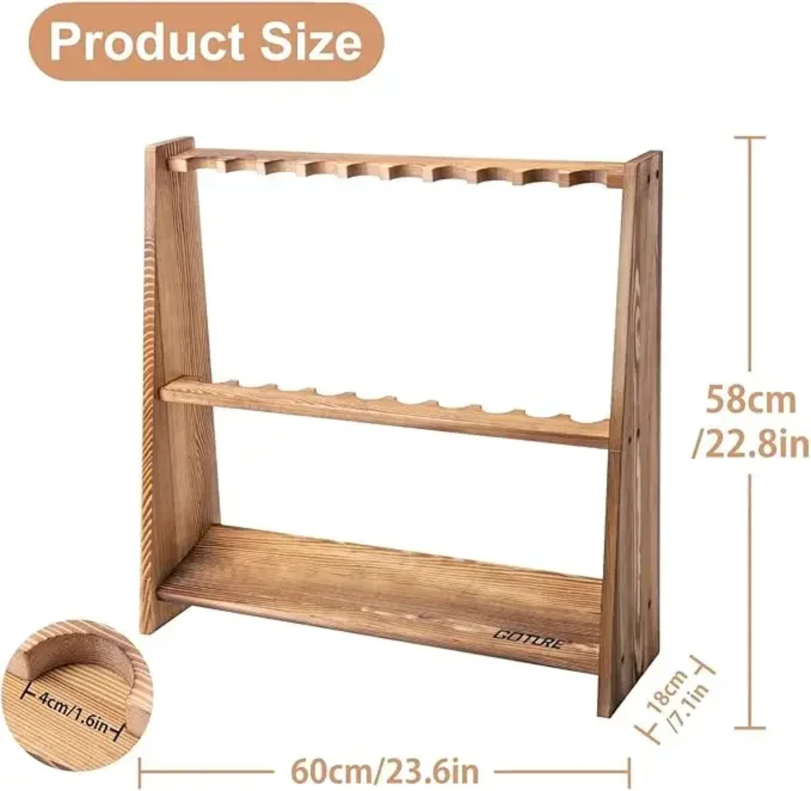 حامل قصبات صيد السمك من خشب ال - مراجعة Woodworking Show وسعره