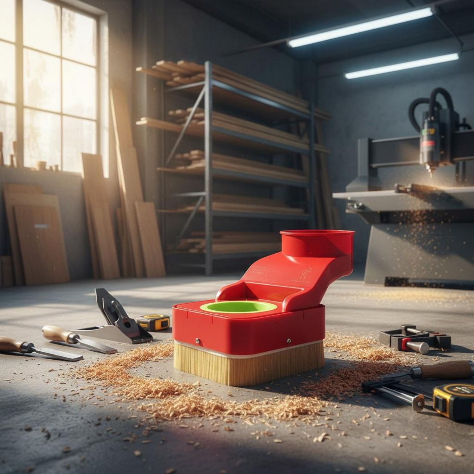 غطاء غبار لماكينة راوتر CNC، ف - مراجعة Vacuum Woodworking وسعره