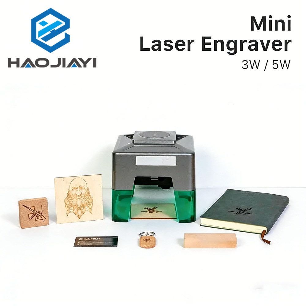 آلة نقش بالليزر CNC صغيرة بقوة - مراجعة Woodworking Logo وسعره