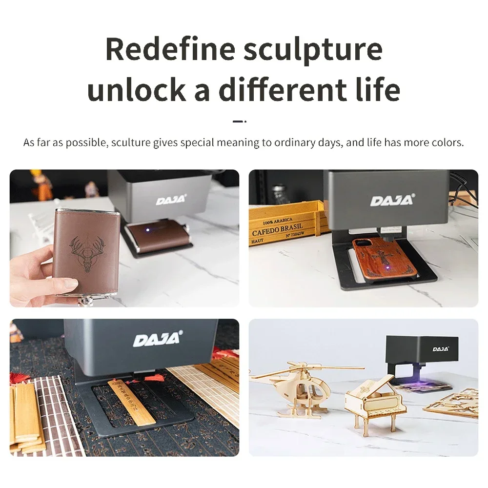 DAJA الليزر حفارة التصنيع باست - مراجعة Woodworking Logo وسعره