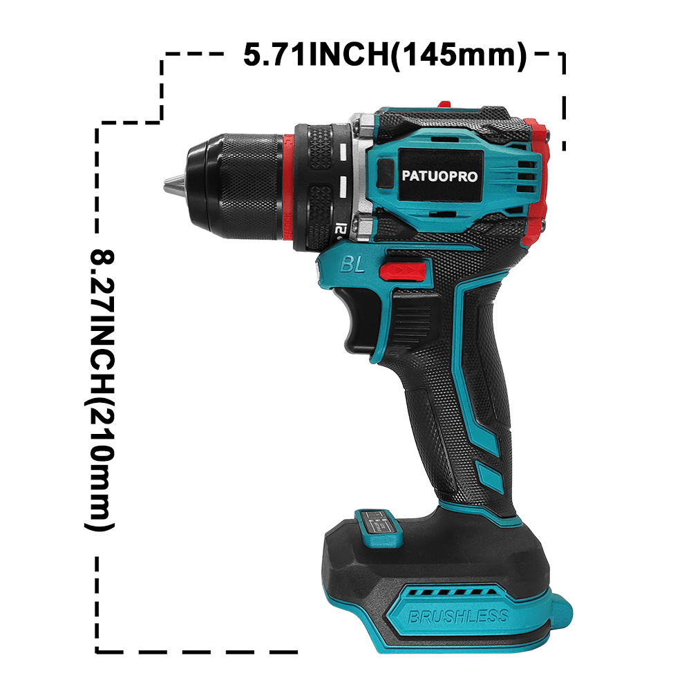 PATUOPRO 21 فولت اللاسلكية فرش - مراجعة Makita Drill Ddf484 وسعره