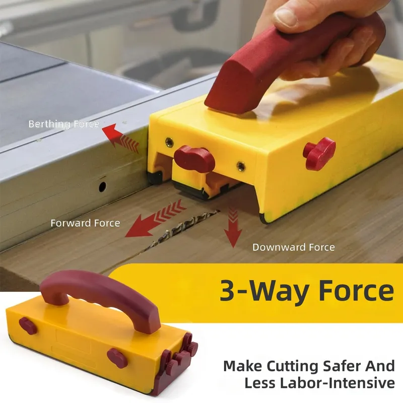 مقبض دفع لمنشار الطاولة، أداة  - مراجعة Woodworking Kickback وسعره