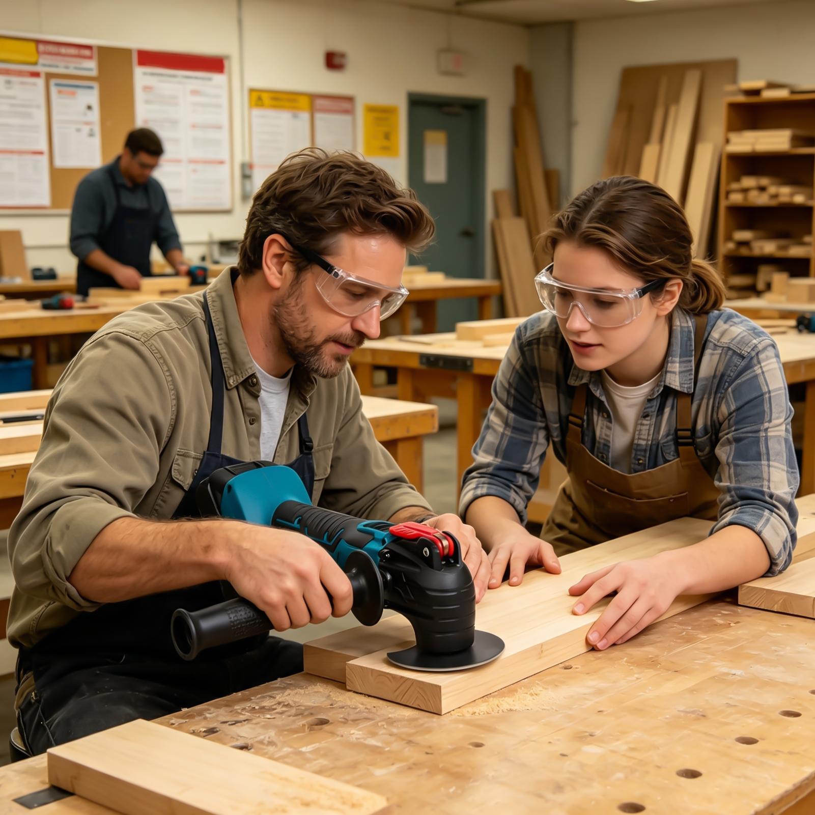 جلاخة زاوية لاسلكية متعددة الا - مراجعة Woodworking Garage وسعره