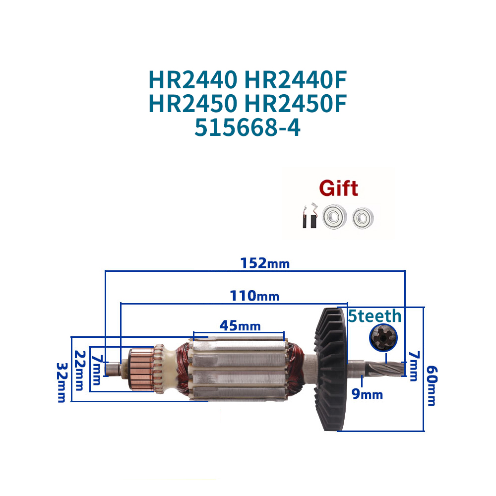 أرماتور 220-240 فولت لماكيتا H - مراجعة Makita Drill Hp1640 وسعره